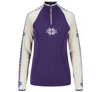 Dale of Norway Geilo Damen Merino Zip Wollpullover Lila S