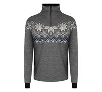 Dale of Norway Herren Fongen WP Pullover, smoke Offwhite indigo charcoal, XL