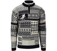 Dale of Norway OL History Unisex Norweger Pullover Navy L