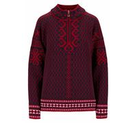 Dale of Norway Leknes Damen Norweger Strickpullover Schwarz Weiss L