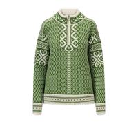 Dale of Norway Leknes Damen Norweger Strickpullover Grün Weiß 2XL