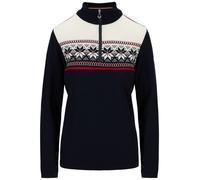 Dale of Norway Liberg Damen Merino Wollpullover Navy Weiss M
