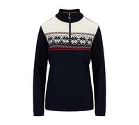 Dale Of Norway W Liberg Feminine Sweater Damen Pullover - Marine Raspberry Offwhite - XXL
