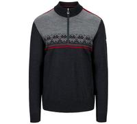 Dale of Norway Liberg Herren Merino Wollpullover Grau S