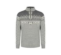 Dale Of Norway M 140th Anniversary Masculine Merino Sweater Herren Pullover - Lightcharcoal Smoke Offwhite - XL