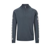Dale Of Norway M Geilo Masculine Merino Sweater Herren Pullover - Steel Offwhite - L