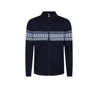 Dale Of Norway M Hovden Masculine Merino Jacket Herren Pullover - Navy Offwhite Blueshadow Smoke - XL