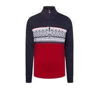 Dale Of Norway M Moritz Masculine Basic Merino Sweater Herren Pullover - Raspberry Navy Offwhite - M