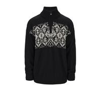 Dale Of Norway M Roset Masculine WP Sweater Herren Pullover - Black Offwhite - XL