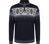 Dale of Norway Men's Blyfjell Knit Sweater Navy/Red/Offwhite/Indigo Blue S
