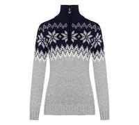 Dale of Norway - Women's Myking - Merinopullover, Gr. XL, grau (LightCharcoal/OffWhite/Navy)