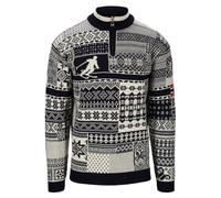Dale of Norway History Sweater navy offwhite raspberry (C) XXL