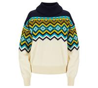 Dale of Norway Randaberg Damen Merino Wollpullover Türkis Weiss XL