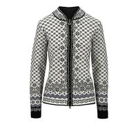 Dale of Norway Damen-Strickjacke Solfrid, 100% Merinowolle, Grau M