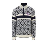 Dale of Norway Team Norway Cortina Men's Sweater - High Neck Sweater for Men, Marineblau, Offwhite, XL