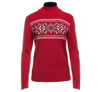 Dale of Norway Tindefjell Damen Merino Wollpullover Rot M