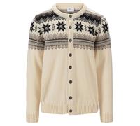 Dale of Norway Veafjord Herren Strickjacke Weiss XL
