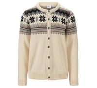 Dale of Norway Veafjord Herren Strickjacke Weiss XL