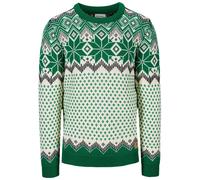 Dale of Norway Vegard Herren Strickpullover Grün Weiss M