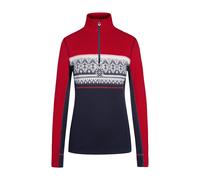Dale Of Norway W Moritz Feminine Basic Merino Sweater Damen Pullover - Raspberry Navy Offwhite - S