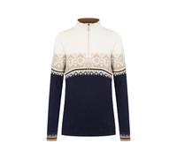 Dale Of Norway W Moritz Feminine Merino Sweater Damen Pullover - Navy Bronze Beige Offwhite - S