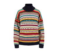 Dale Of Norway W Utsira Sweater, Marine - Offwhite - Raspberry / L, Damen Outerwear