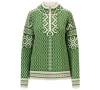 Dale of Norway - Women's Leknes Sweater - Wollpullover, Gr. S, grün (Springgreen/OffWhite/Sandmelange)