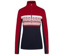 Dale of Norway Damen Women's Rondane Sweater Merinopullover Rot/Schwarz L
