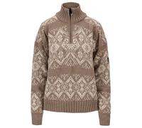 Dale of Norway - Women's Roset Windproof Sweater - Wollpullover, Gr. S, braun (Mountainstone/OffWhite)
