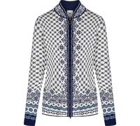 Dale of Norway Women's Solfrid Jacket Offwhite/Navy/Ice Blue off white/Electric storm/Navy/ice blue S