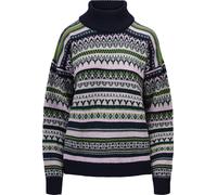 Dale of Norway Women's Utsira Sweater Marine/Pine Green/Light Charcoal M