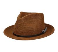 Daleport Crochet Fedora Raffiahut by Stetson braun XL (60-61 cm)