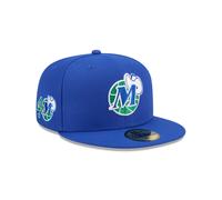 Dallas Mavericks New Era Hardwood Classic 59FIFTY Fitted NBA Cap Blau - 7 1/8