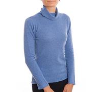 Dalle Piane Cashmere Damen Rollkragenpullover 100% Kaschmir | Hoher Kragen offen oder umgeschlagen, schmale Passform, zweifädig gezwirntes Garn, in Prato gestrickt, Größen S bis 3XL