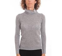 Dalle Piane Cashmere Damen Rollkragenpullover 100% Kaschmir | Hoher Kragen offen oder umgeschlagen, schmale Passform, zweifädig gezwirntes Garn, in Prato gestrickt, Größen S bis 3XL
