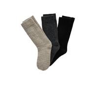 Damart Herren Lot 3 paires de chaussettes unies Thermolactyl. Freizeitsocken, Multicolore Noir, Normal