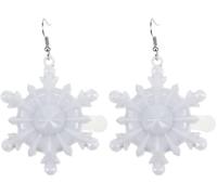 Dame Weihnachten Ohrringe LED Weihnachtsohrringe,Leuchtende Ohrringe, Disco Ball Earrings