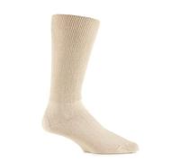 Damen 1 Paar IOMI Footnurse Ödeme Extra Wide Socken aus Baumwolle Beige 4-7