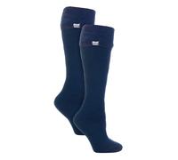 Damen 2er-Pack Wellington Weichgebürstete Innenschuhe Socken EU 37 - 42