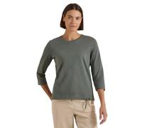 Damen 3/4-Arm Shirt mit Rundhals in Unifarbe