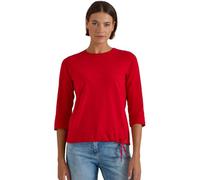 Damen 3/4-Arm Shirt mit Rundhals in Unifarbe