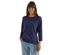 Damen 3/4-Arm Shirt mit Rundhals und Streifen