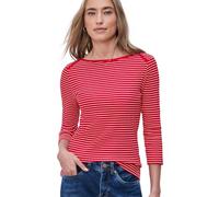 Street One Frauen 3/4-Arm Shirt mit U-Boot-Ausschnitt in Rot, Gr: 42