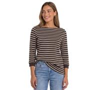 Street One - basic yds u-boat shirt - 27727/clay sand black_coffee - Gr. - 42