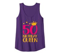 Damen 50 Birthday Queen Fünfzig 50 Jahre Alt Tank Top