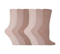 Damen 6er Pack nicht elastische Diabetikersocken mit handgekettelten Zehennähten EU 37-39,5