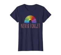 Damen 90er Party Outfit Tshirt | Spielzeug Spirale Regenbogen