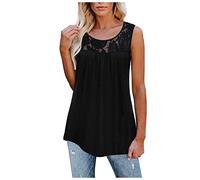 Damen Ärmellose Tshirts Leoparden Muster Active Tanktops Rüschen Lose Tunika Bluse Shirt Weste Sommer Casual Lässig Veste Locker Große Größen Tank Top Bluse Shirt