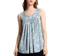 Damen Ärmelloses Tank Top Ärmellose Shirts 2026 Lässige Blusen Mit Lockerer Passform Für Tops Bluse Elegantes Sommer Ärmellos Shirt T-Shirt Tshirt Oberteile Sexy Lockere T-Shirts Locker Party