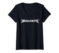 Damen Album 17 Logo T-Shirt mit V-Ausschnitt